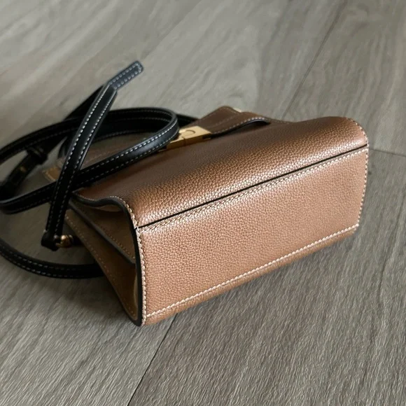 Tory Burch Tan and Black Small Crossbody Bag - Picture 7 of 16